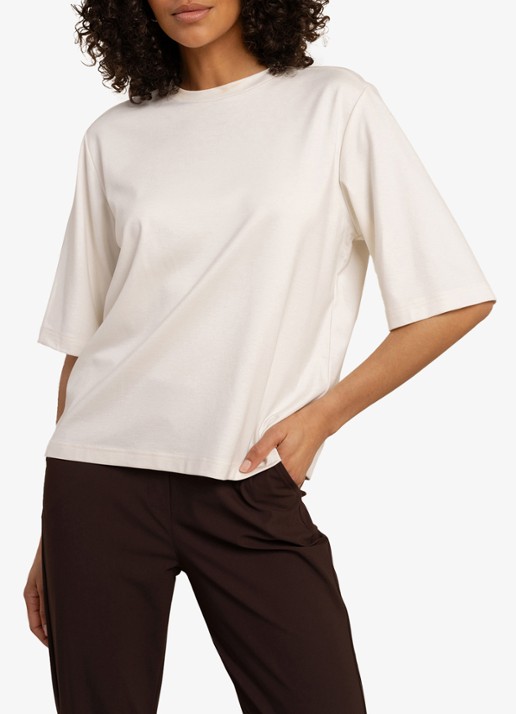 Studio Anneloes Fiore T-shirt met ronde hals - detail 2 wit