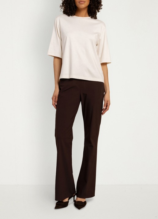 Studio Anneloes Fiore T-shirt met ronde hals - voorkant 5 wit
