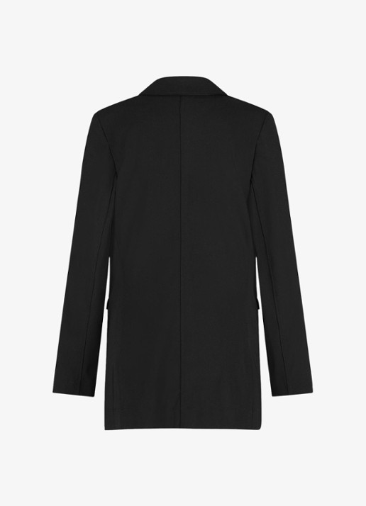 Studio Anneloes Fran blazer met klepzakken - achterkant donkerblauw