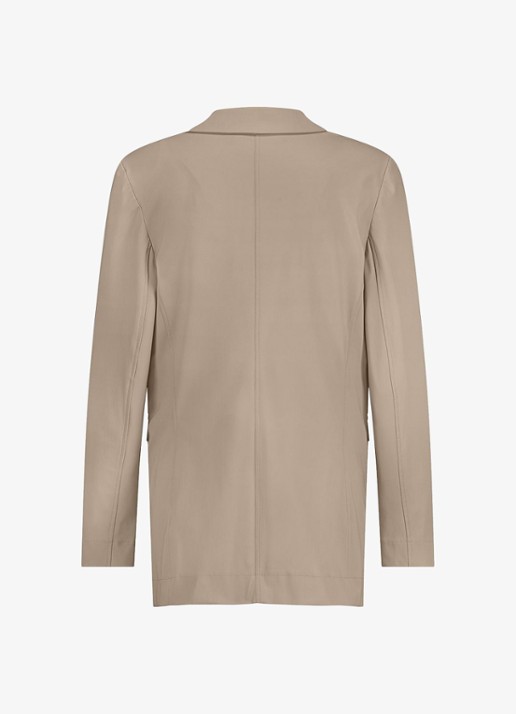 Studio Anneloes Fran blazer met klepzakken - achterkant 3 beige