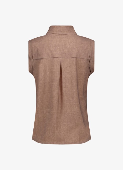 Studio Anneloes Georgie blouse  - achterkant lichtbruin