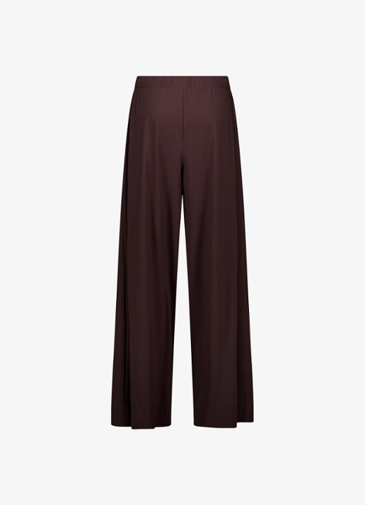 Studio Anneloes Grace high waist wide fit broek met steekzakken - achterkant 4 bruin