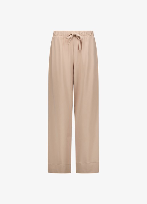 Studio Anneloes Grace high waist wide fit broek met trekkoord