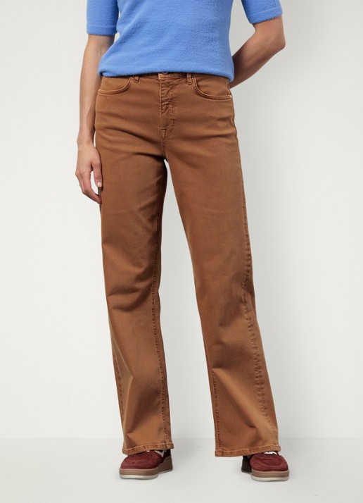 Studio Anneloes High waist wide leg jeans met steekzakken