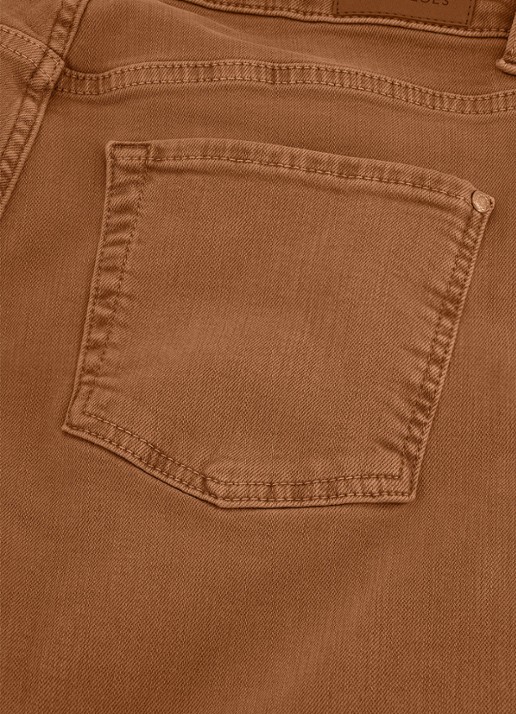 Studio Anneloes High waist wide leg jeans met steekzakken - detail 5 camel