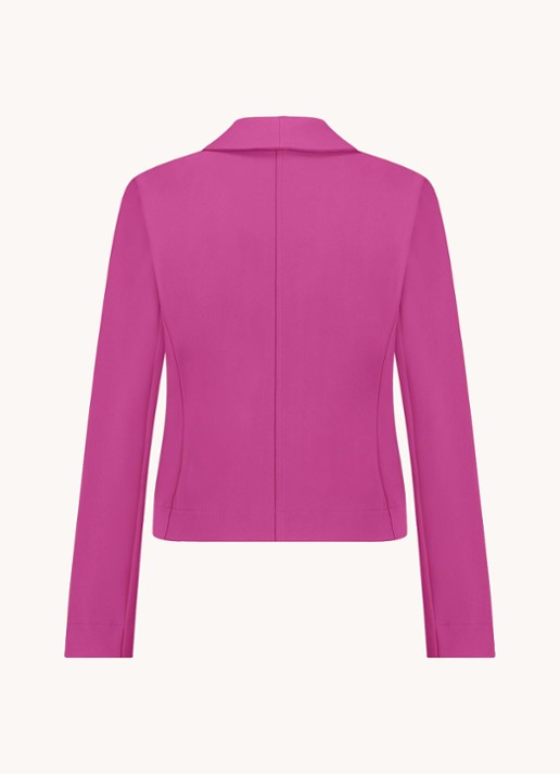 Studio Anneloes Ida cropped double breasted blazer - achterkant 3 fuchsia