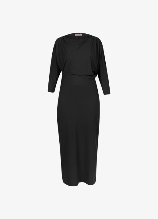 Studio Anneloes Ineke midi jurk met boothals
