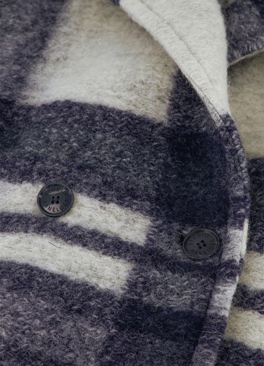 Studio Anneloes Jack in wolblend met ruitdessin - detail 3 blauw
