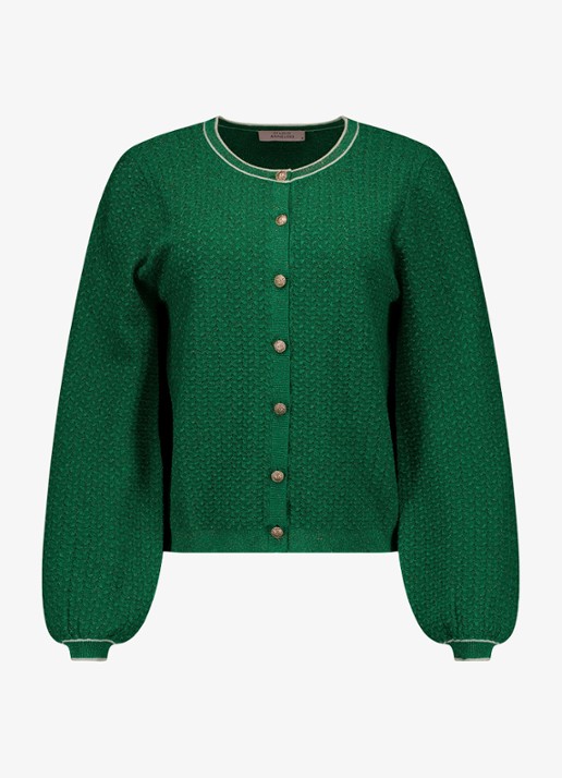 Studio Anneloes Jaxx Twinset fijngebreid vest met glitter