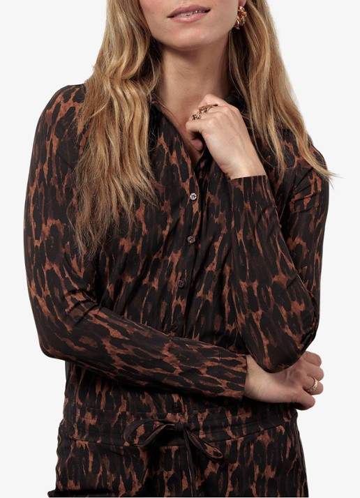 Studio Anneloes Kenia blouse met dierenprint