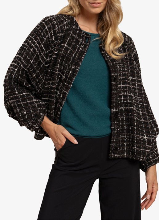 Studio Anneloes Kenza jack met tweed look