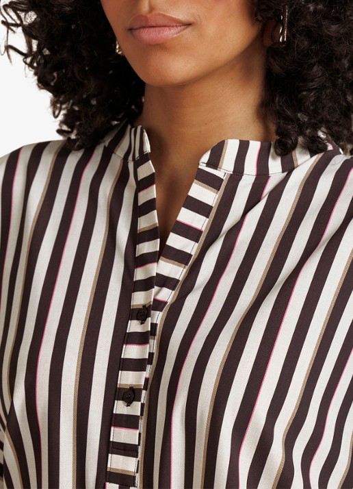 Studio Anneloes Laureen tuniek met streepprint - detail 2 multicolor