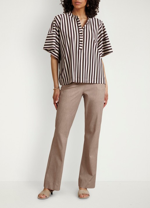 Studio Anneloes Laureen tuniek met streepprint - voorkant 5 multicolor