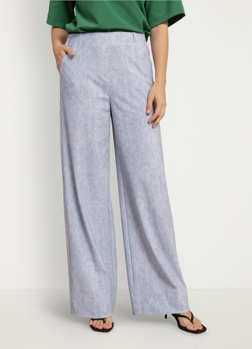 Studio Anneloes Lexie high waist loose fit pantalon met steekzakken