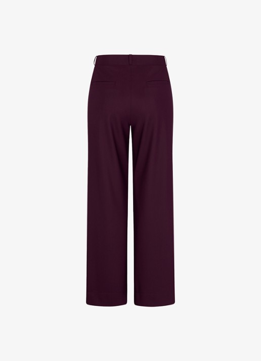 Studio Anneloes Lexie high waist straight fit pantalon - achterkant turquoise