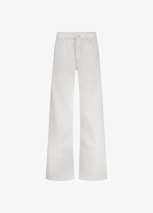 Studio Anneloes Lexie high waist wide fit jeans met gekleurde wassing