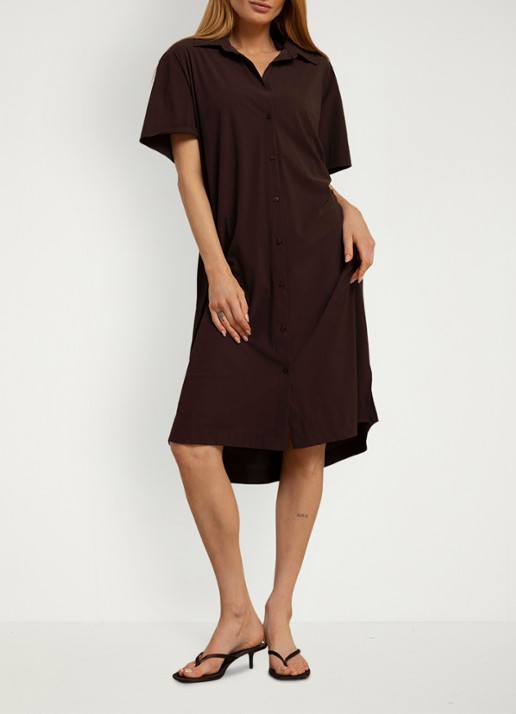 Studio Anneloes Louni mini blousejurk met strikceintuur
