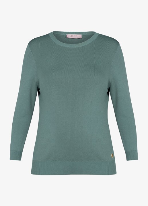 Studio Anneloes Luna fijngebreide pullover met ronde hals