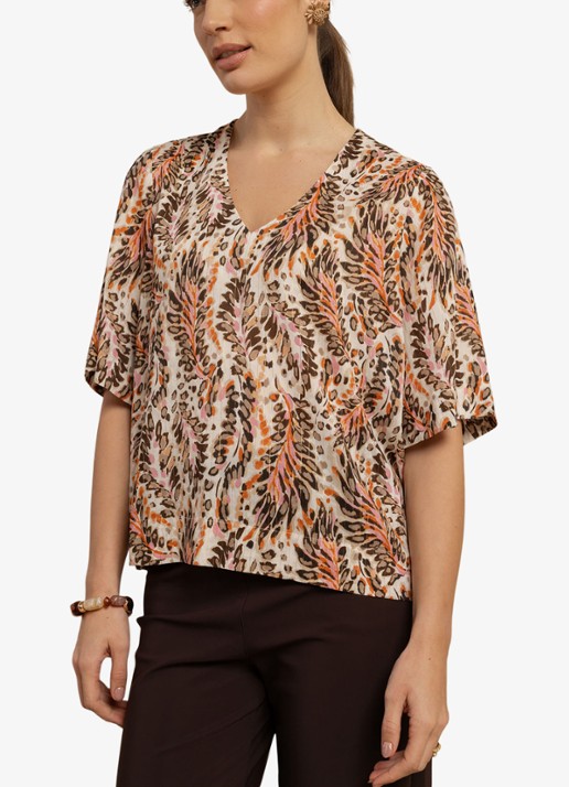 Studio Anneloes Madison top met grafische print