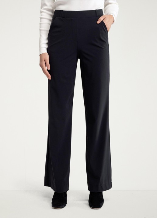 Studio Anneloes Marilon high waist wide fit broek met steekzakken