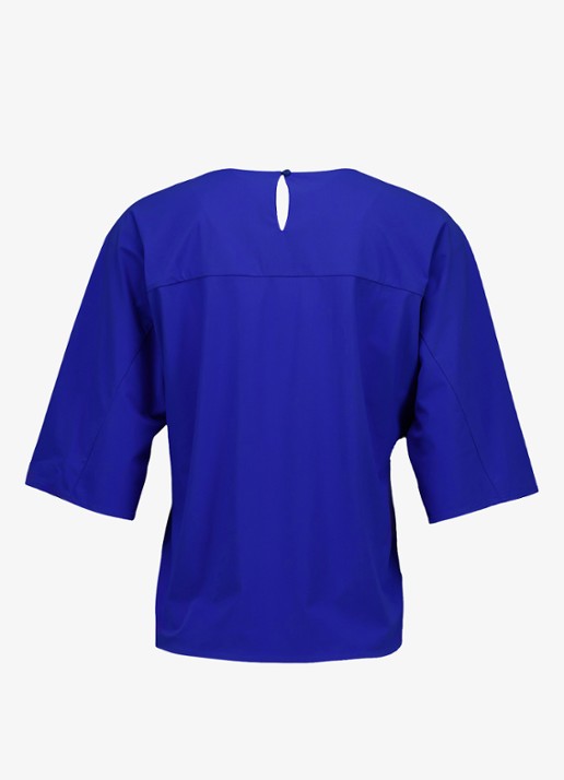 Studio Anneloes Marly tuniek met V-hals - achterkant 3 donkerblauw