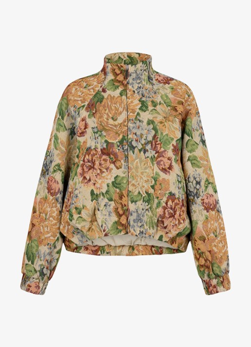 Studio Anneloes Mela bomberjack met bloemenprint