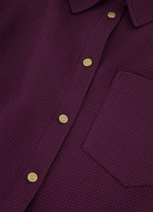Studio Anneloes Melani blouse met textuur - detail 2 bruin