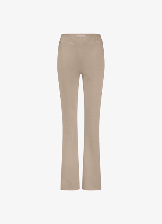 Studio Anneloes Mid waist flared broek met steekzakken
