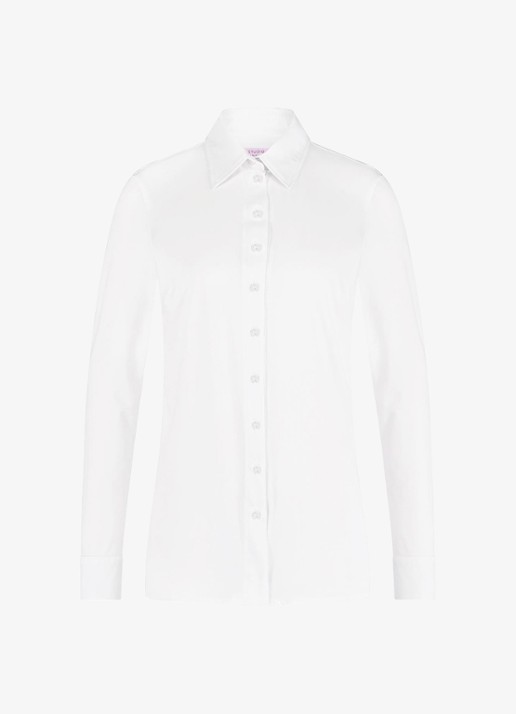 Studio Anneloes Poppy blouse met kraag - voorkant 2 wit