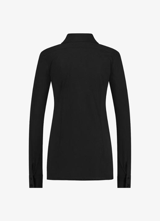 Studio Anneloes Poppy blouse met kraag - achterkant 5 zwart