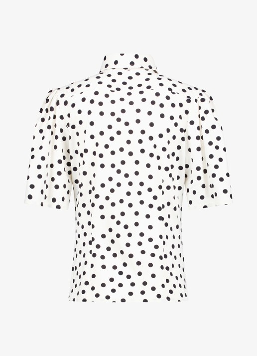 Studio Anneloes Poppy dot blouse met vlindermouwen - voorkant 3 multicolor