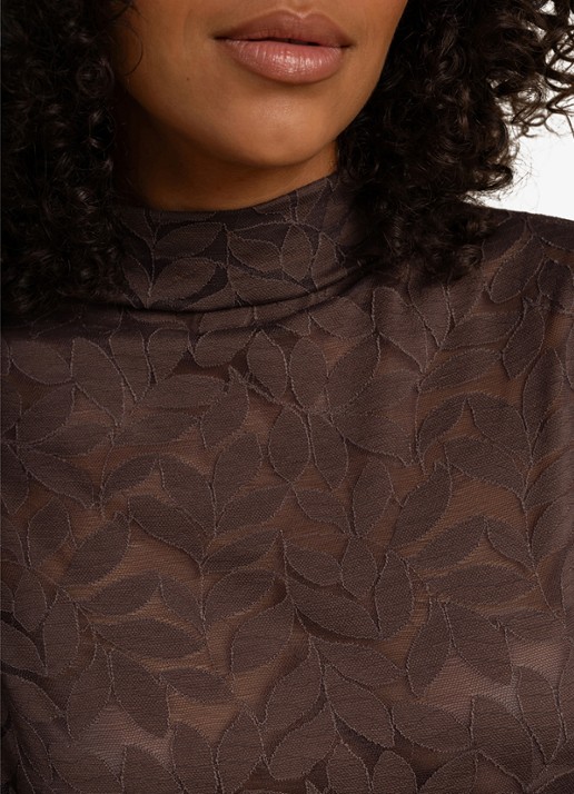 Studio Anneloes Reagan lace top - detail 5 mosgroen
