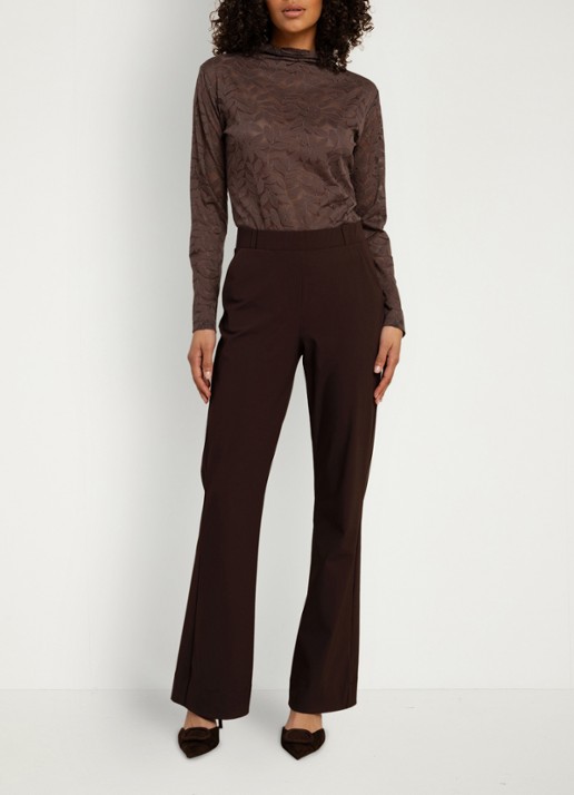 Studio Anneloes Reagan lace top - voorkant 3 mosgroen