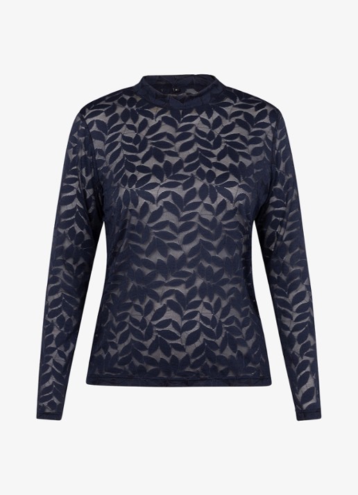 Studio Anneloes Reagan lace top - voorkant 4 kobaltblauw
