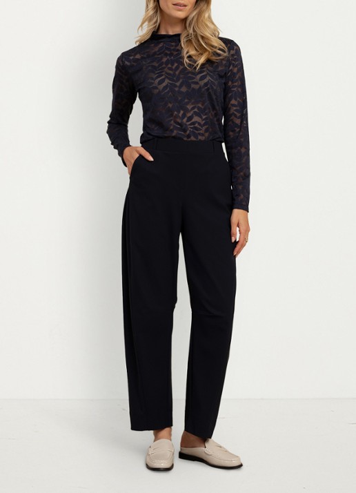Studio Anneloes Reagan lace top - voorkant 5 kobaltblauw