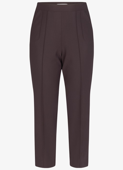 Studio Anneloes Roisin pantalon met steekzakken - voorkant bruin