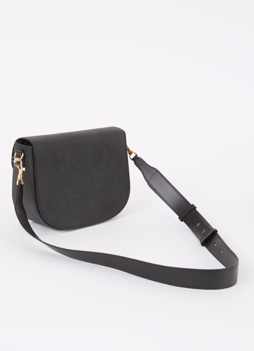 Studio Anneloes SA crossbodytas met afneembare schouderriem - achterkant 4 zwart