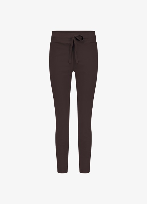 Studio Anneloes Startup joggingbroek met trekkoord - voorkant bruin