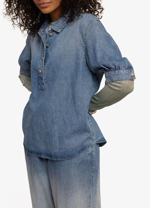 Studio Anneloes Stelle tuniek van denim