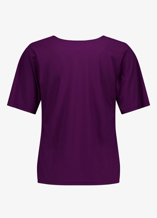 Studio Anneloes Vicky T-shirt met V-hals - achterkant 3 paars