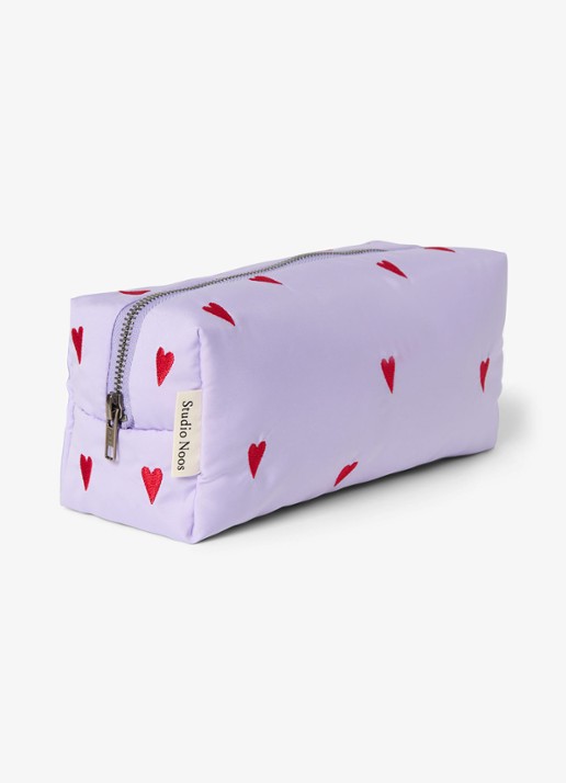 Studio Noos Etui met print - voorkant 3 paars