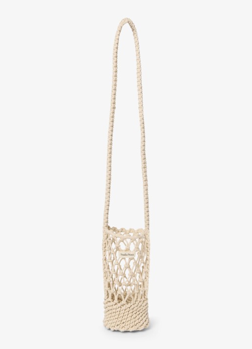 Studio Noos Macramé crossbody met logo