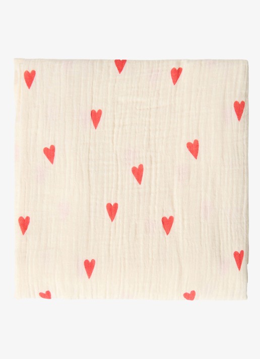 Studio Noos Neutral Hearts 100% katoen | 120x120 cm