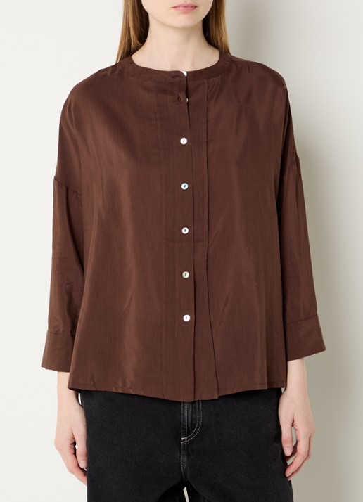 Summum Blouse met plooidetail