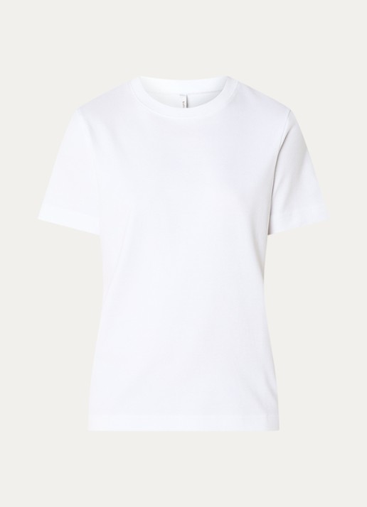Summum T-shirt met ronde hals - voorkant wit