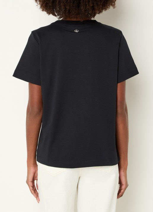 Summum T-shirt met ronde hals - achterkant 4 zwart