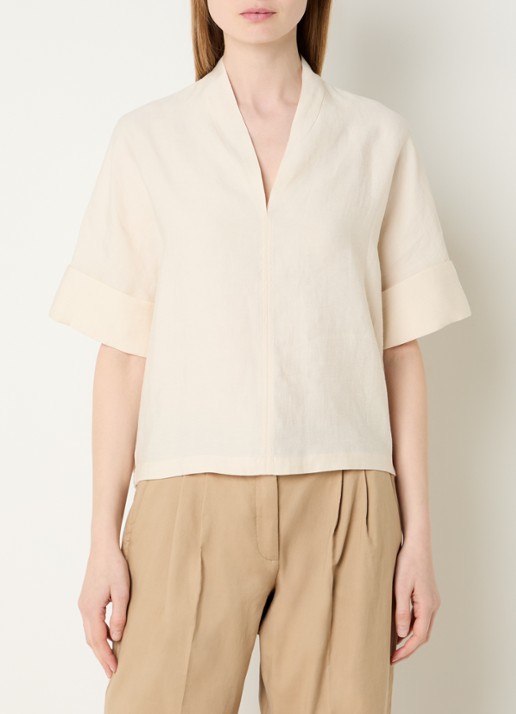 Summum Top in linnenblend