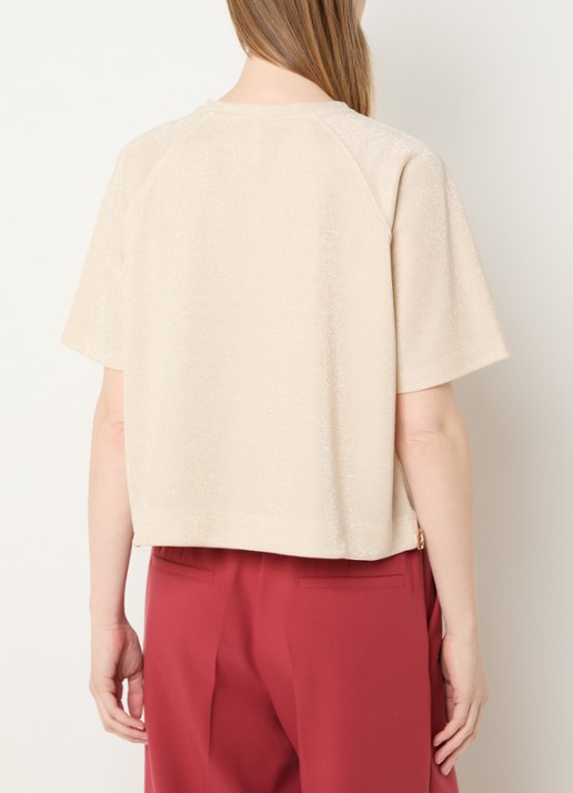 Summum Top met metallic finish - achterkant 2 beige