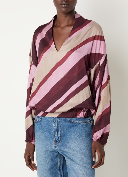 Summum Top met streepprint