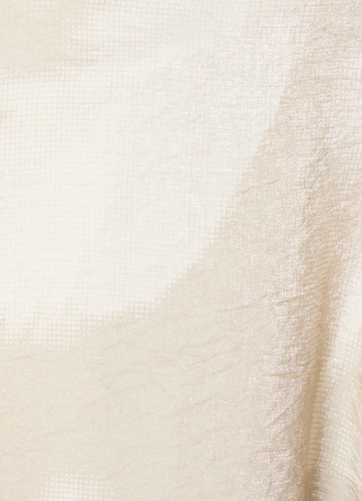 Summum Tuniek met sjaalkraag en print - detail 3 khaki